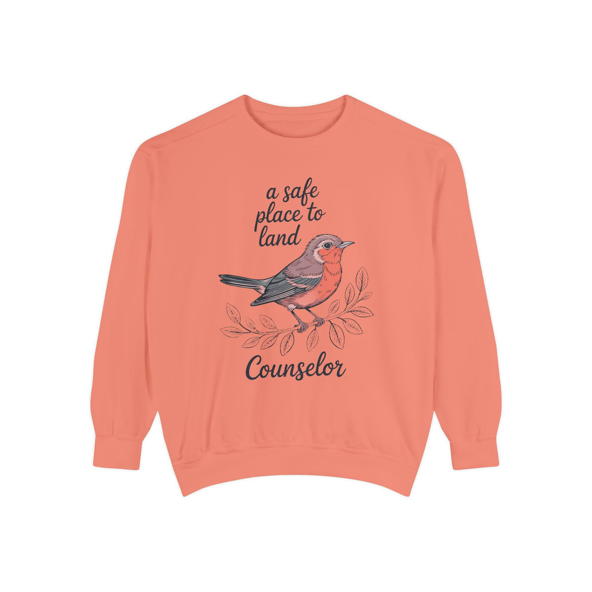 School Counselor Sweatshirt, A Safe Place To Land, Counselor Appreciation Gift, Teacher Appreciation Crewneck, Counselor Week Sweatshirt, G…