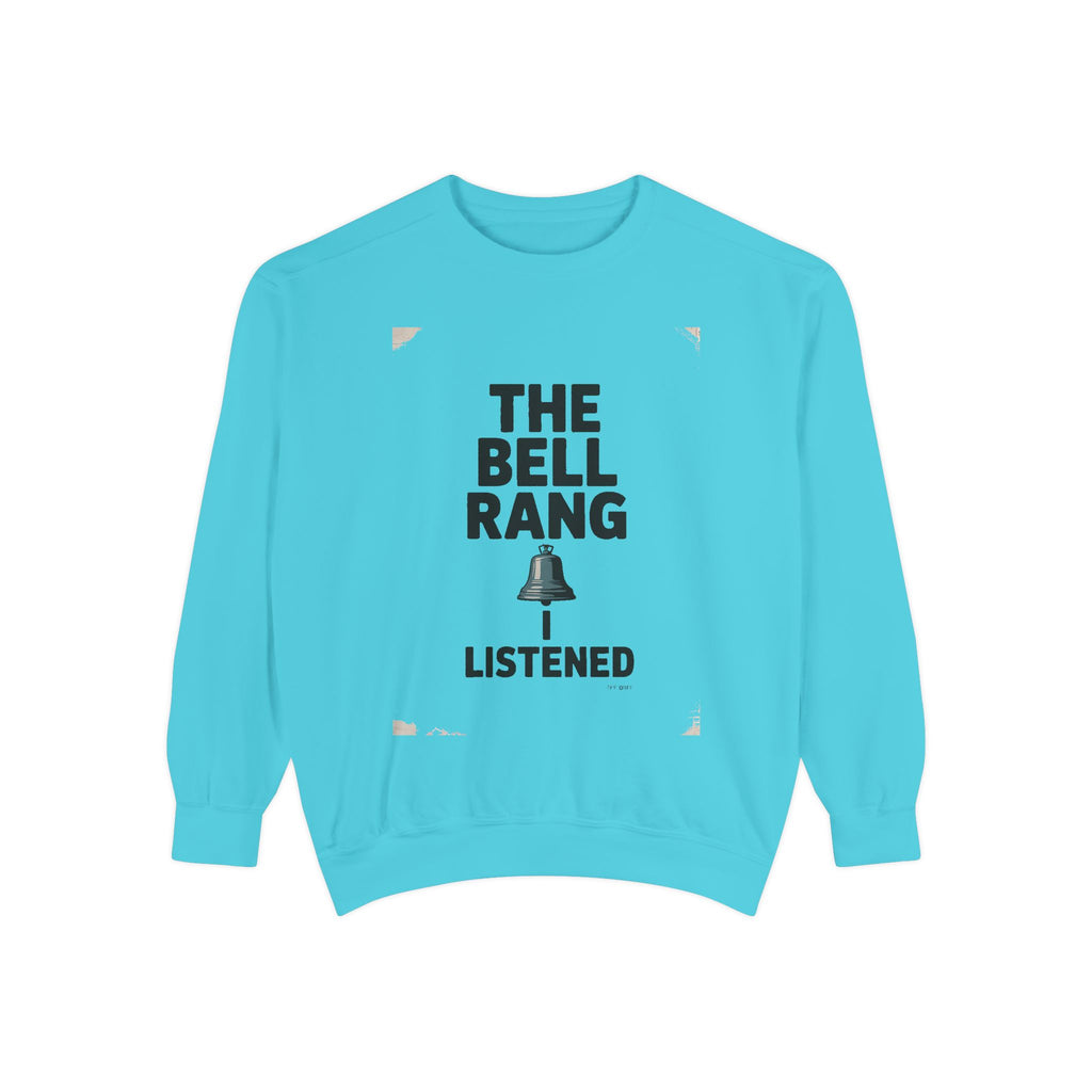 Funny Teacher Sweatshirt, The Bell Rang I Listened, End of School Year Gift, Last Day of School Teacher Crewneck, Retirement Teacher Gift