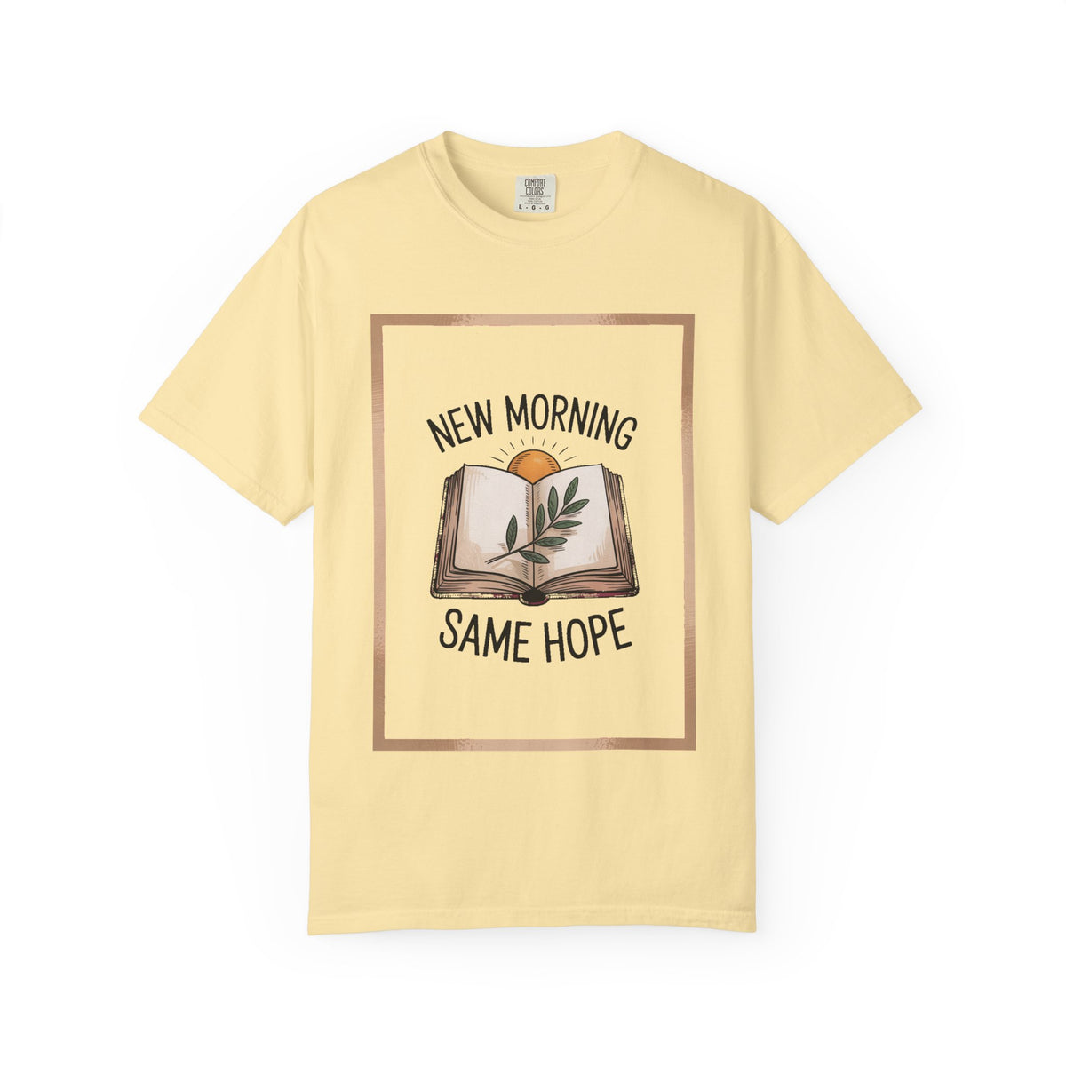 Christian Encouragement Shirt, New Morning Same Hope Tee, Faith Based Gift, Inspirational Christian T-Shirt, Hope Quote Shirt, Positive Fai…