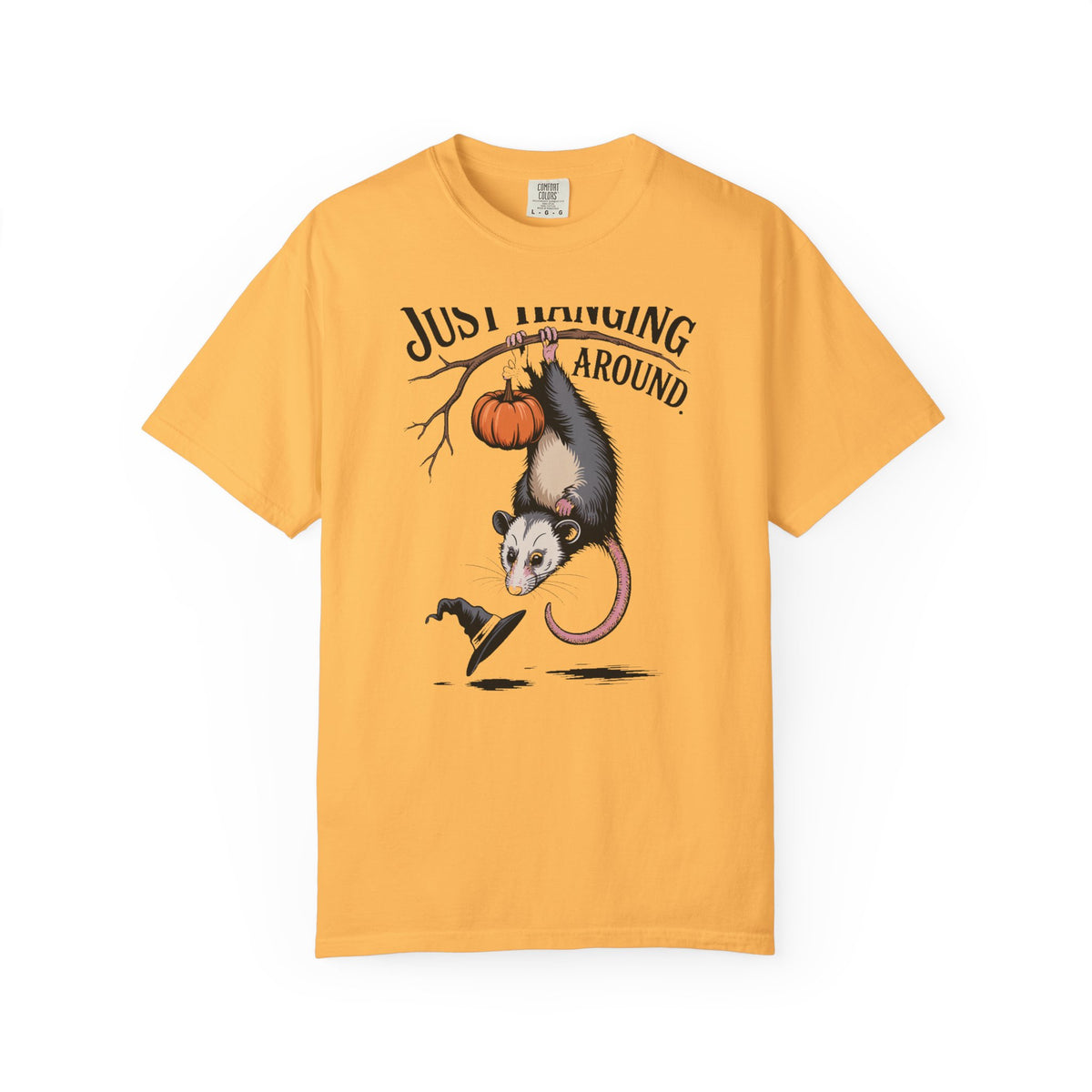 Just Hanging Around Opossum Shirt, Vintage Halloween Possum T-Shirt, Funny Halloween Gift, Retro Naturalist Tee