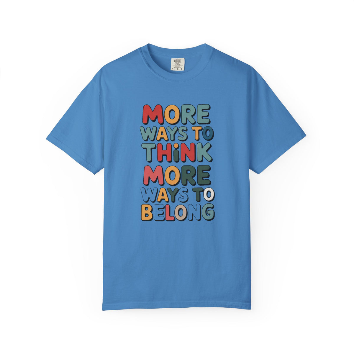 Autism Acceptance Shirt, Neurodiversity Gift, More Ways To Think Tee, Autism Awareness Shirt, Infinity Loop Support Shirt, Neurodivergent P…