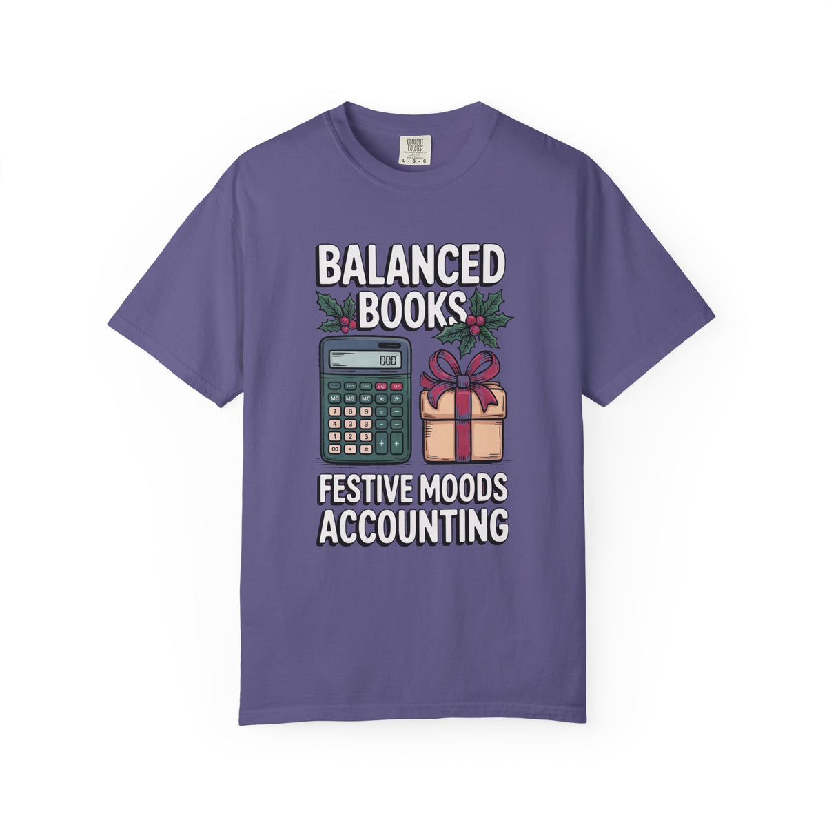 Accountant Christmas Shirt, Balanced Books Festive Moods Tee, Funny Gift For Accounting Team, Christmas Gift For Accountant, Bookkeeper Hol…