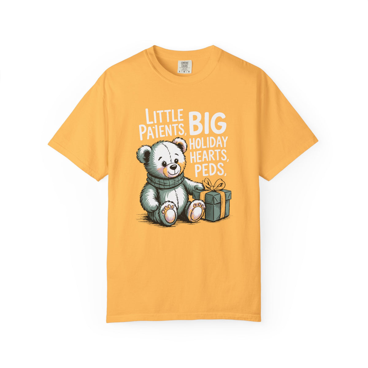 Pediatric Nurse Shirt, Peds Crew Christmas Gift, Little Patients Big Holiday Hearts Tee, Nurse Christmas Crew Shirt, PEDS Holiday Gift For…