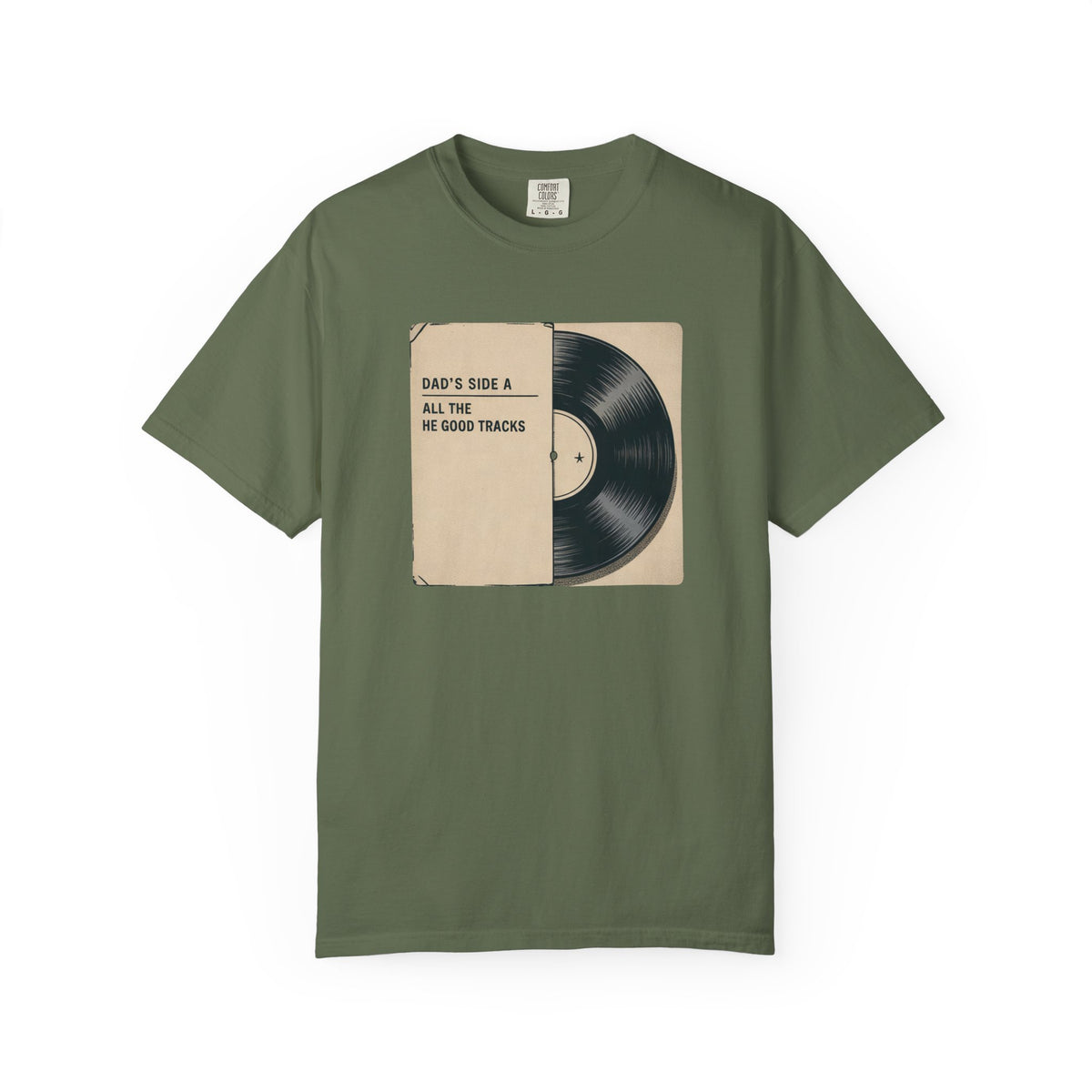 Dad's Side A Shirt, Music Lover Dad Gift, Father's Day Shirt For Vinyl Record Dad, Funny Dad Tee, All The Good Tracks Shirt, Gift For Music…
