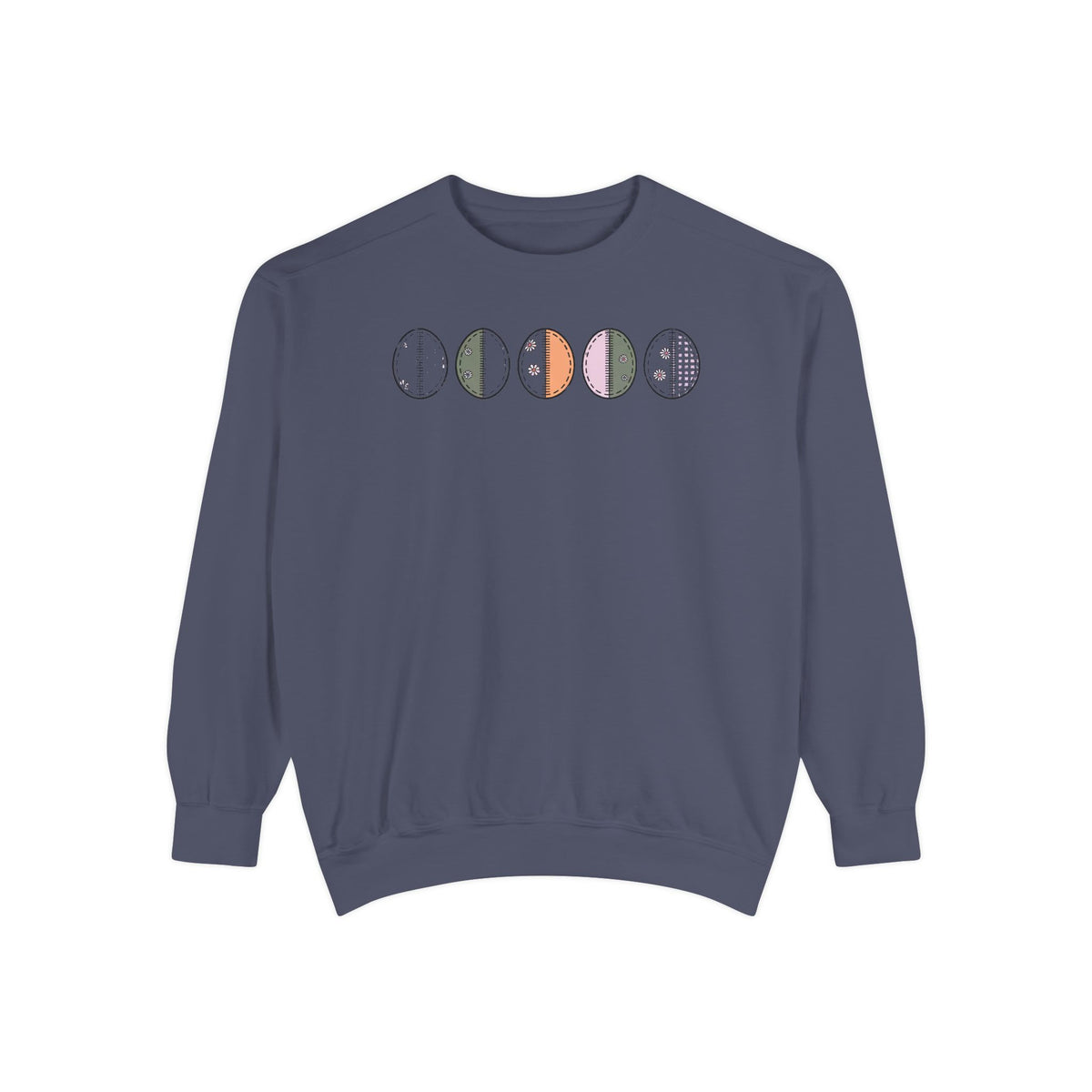 Quilter Easter Sweatshirt, Patchwork Egg Gift For Quilting Lover, Easter Quilt Crewneck, Cute Easter Gift For Quilter, Spring Sweatshirt