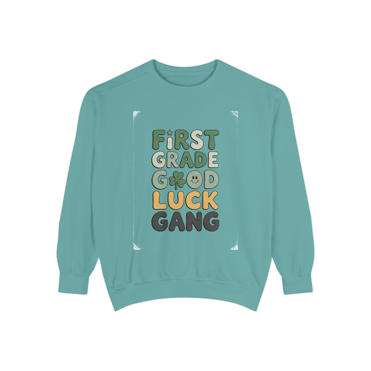 First Grade Teacher Sweatshirt, St Patrick's Day Good Luck Gang, First Grade Teacher Gift, Shamrock Teacher Crewneck, Lucky Teacher Tee