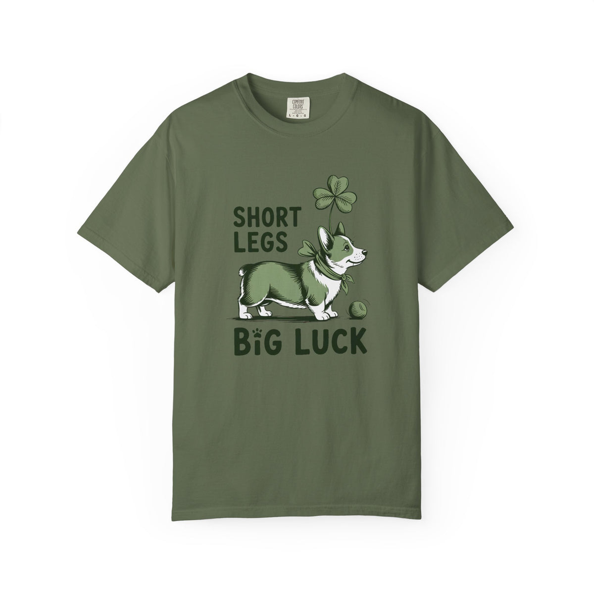 Corgi Owner Shirt, St Patrick's Day Shirt, Short Legs Big Luck Corgi Tee, Funny Corgi Gift, St Paddy's Day Dog Lover Shirt, Lucky Corgi Mom…