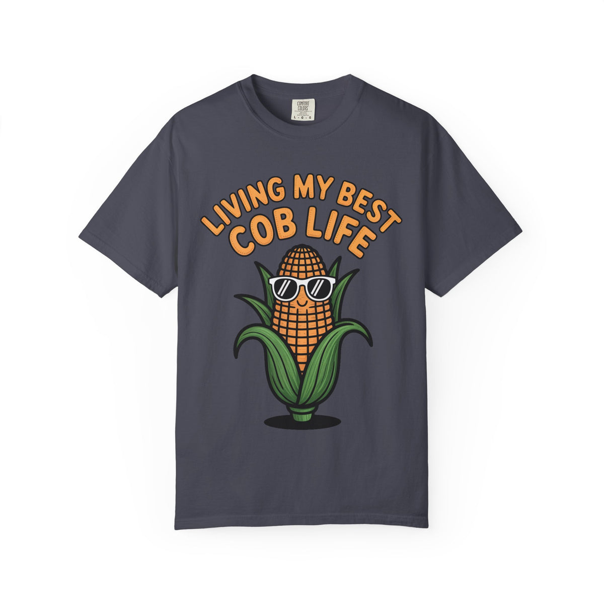 Funny Corn Shirt, Living My Best Cob Life T-Shirt, Cute Corn Sunglasses Tee, Vegetable Lover Gift, Funny Food Shirt
