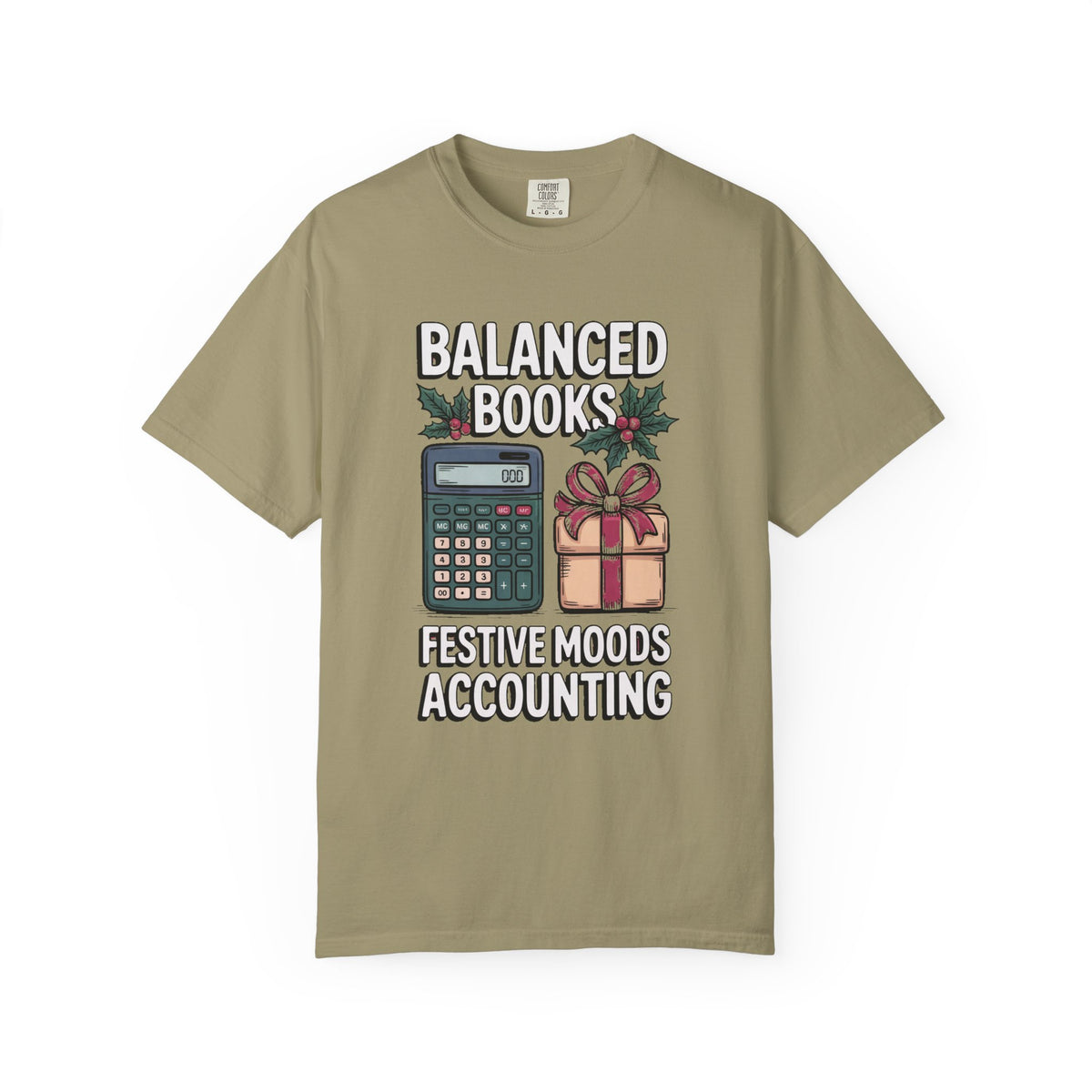 Accountant Christmas Shirt, Balanced Books Festive Moods Tee, Funny Gift For Accounting Team, Christmas Gift For Accountant, Bookkeeper Hol…
