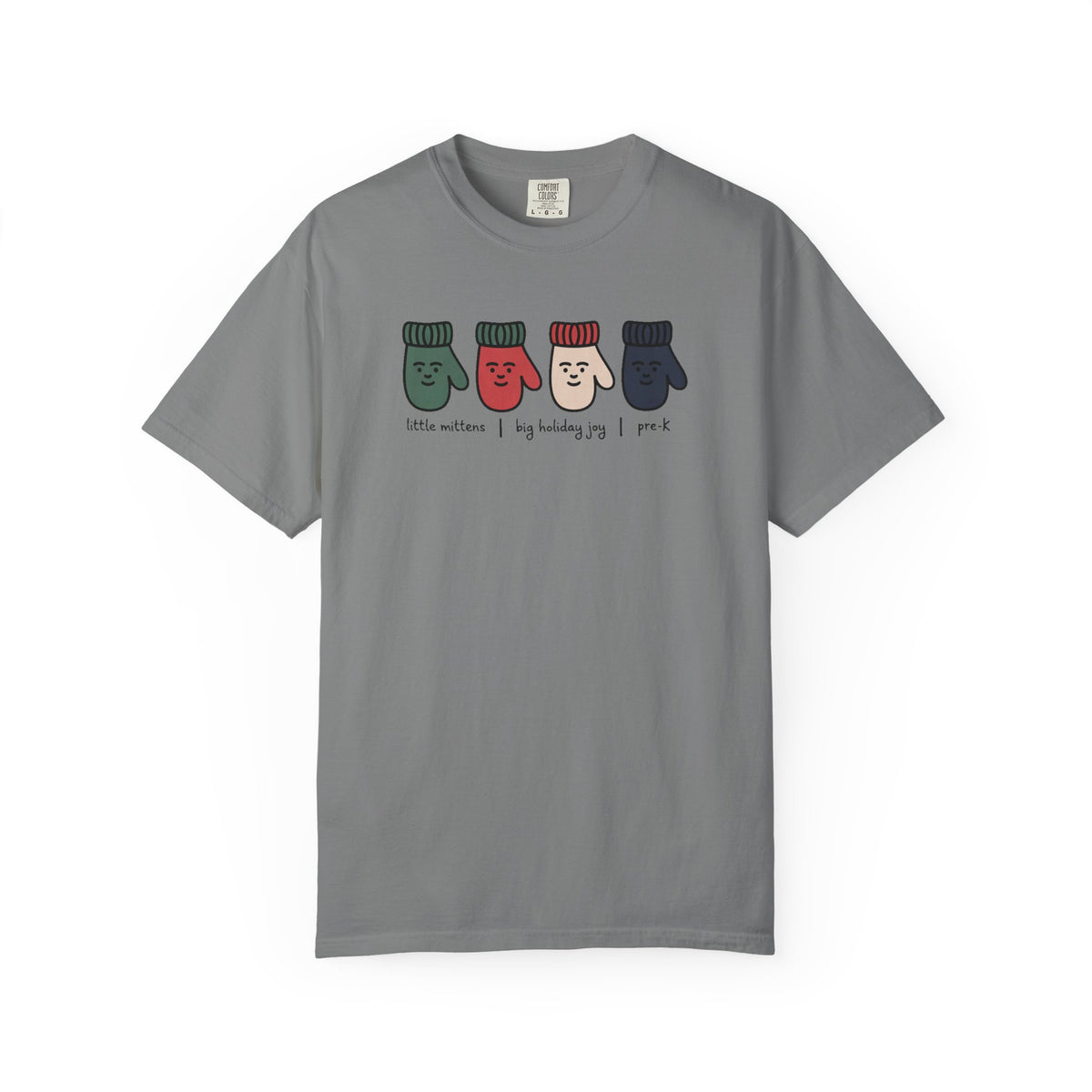 Pre-K Teacher Christmas Shirt, Little Mittens Big Holiday Joy, Preschool Staff Christmas Gift, Pre-K Christmas Crew Tee, Holiday Teacher Sh…