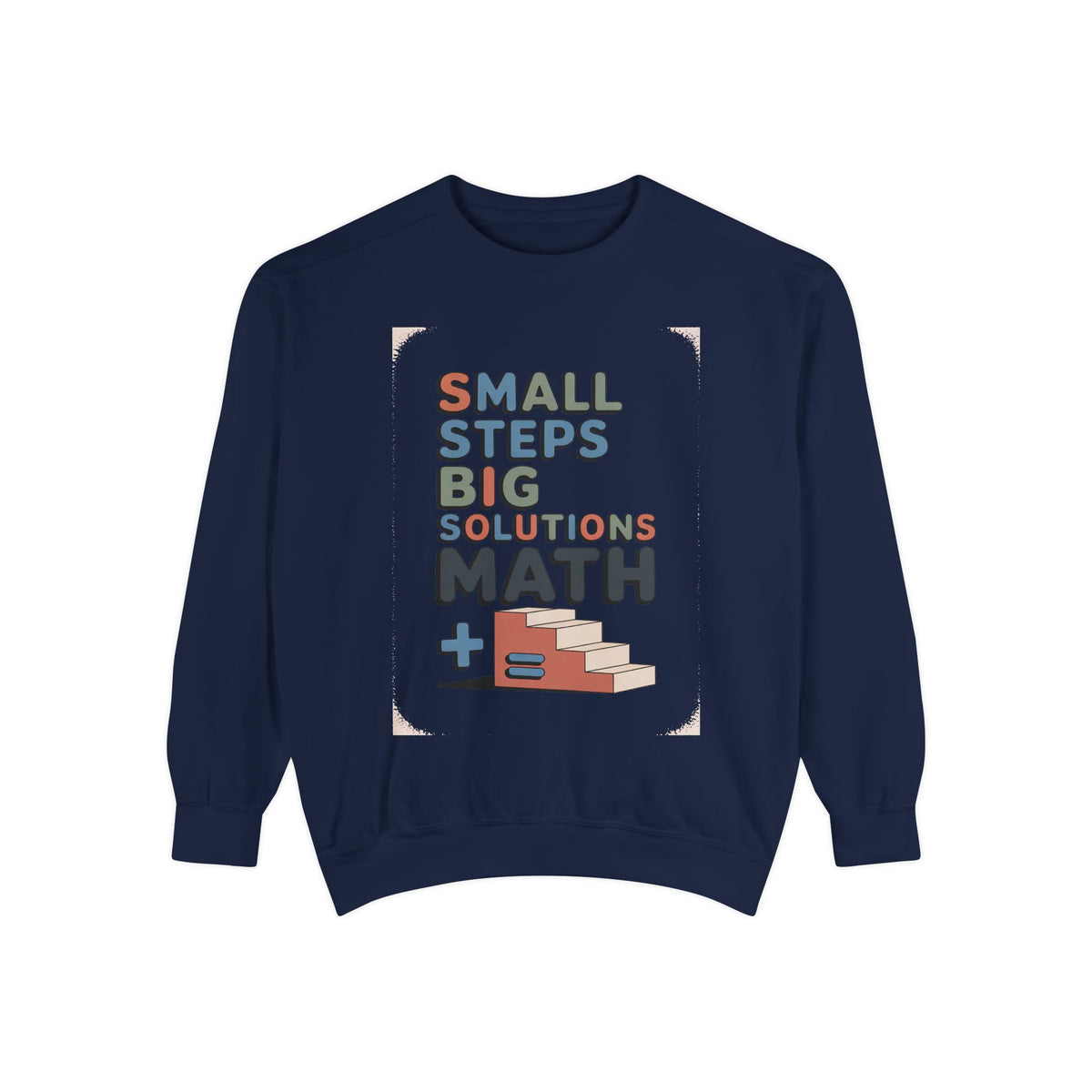 Math Teacher Sweatshirt, Small Steps Big Solutions Crewneck, Math Teacher Retirement Gift, Funny Math Teacher Sweater, Teacher Appreciation…