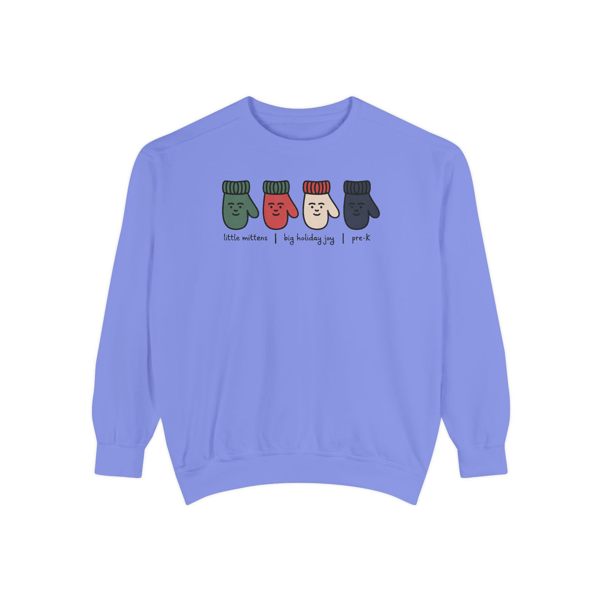 Pre-K Teacher Sweatshirt, Little Mittens Christmas Crewneck, Preschool Staff Christmas Gift, Holiday Gift For Pre-K Teacher, Christmas Teac…
