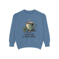 Coffee Lover Sweatshirt, St Patrick's Day Gift, A Little Luck A Lot Of Coffee Crewneck, Lucky Coffee Shirt, St Paddy's Day Coffee Tee
