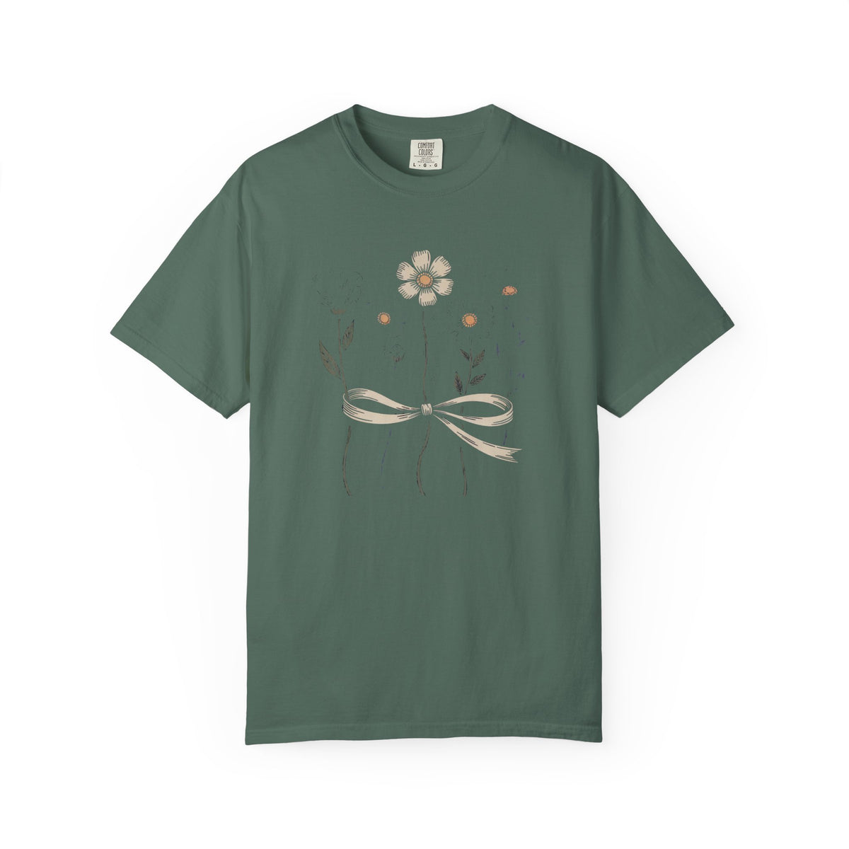 Flower Lover T-Shirt, Fourth of July Shirt, Patriotic Wildflower Tee, 4th of July Gift For Flower Lover, Americana Garden Shirt, Independen…