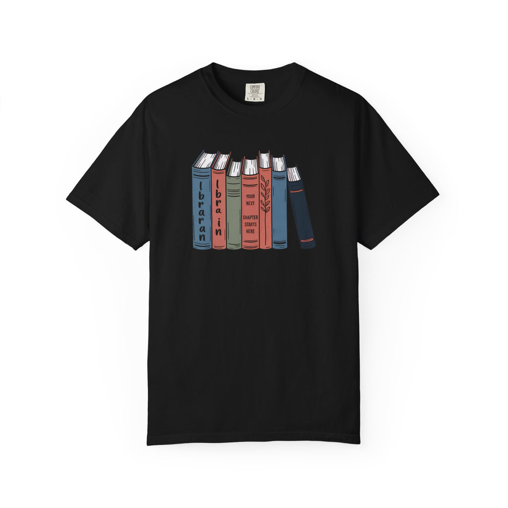 Librarian Shirt, Your Next Chapter Starts Here Tee, Librarian Retirement Gift, Book Lover Shirt, Librarian Appreciation Gift, Library Tee