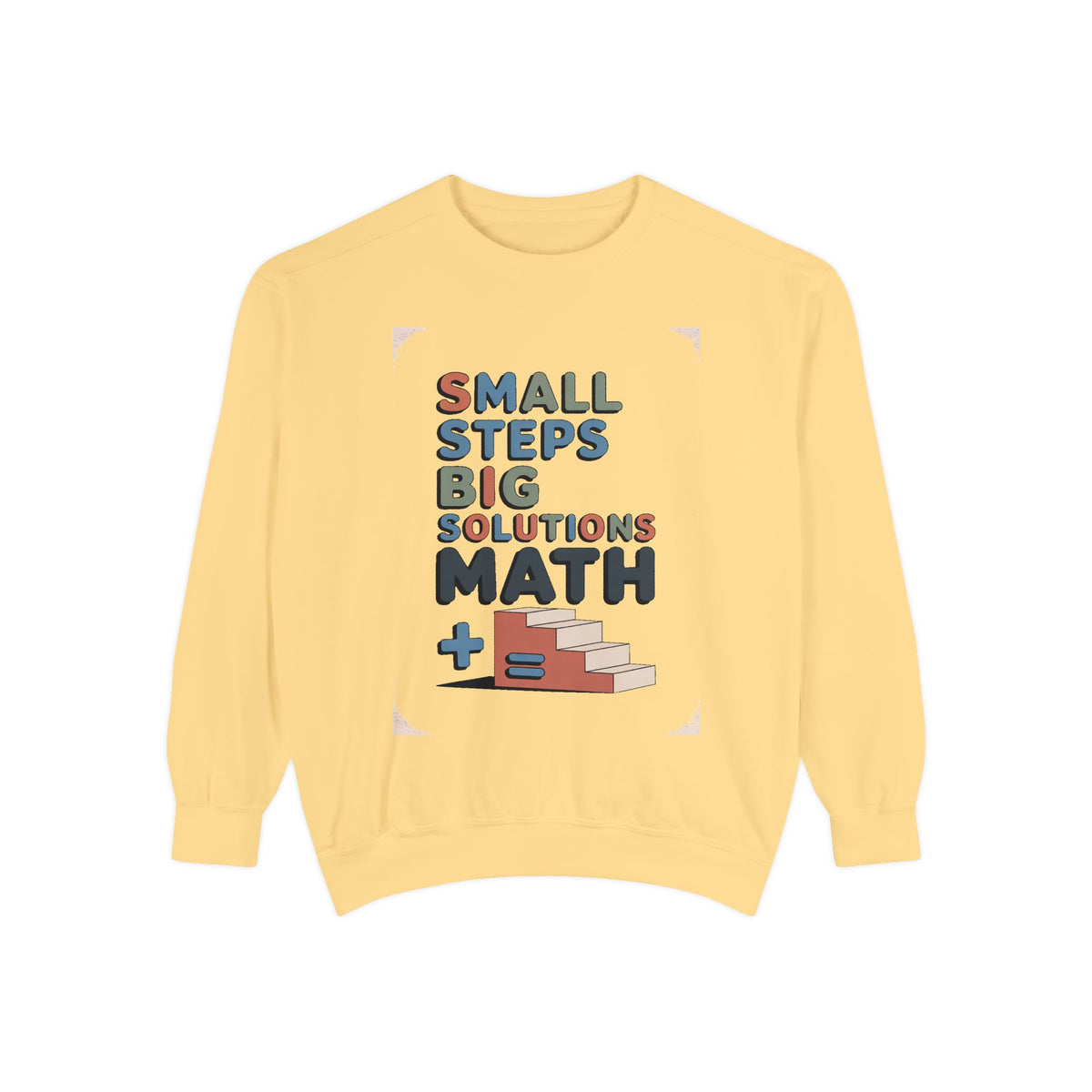 Math Teacher Sweatshirt, Small Steps Big Solutions Crewneck, Math Teacher Retirement Gift, Funny Math Teacher Sweater, Teacher Appreciation…