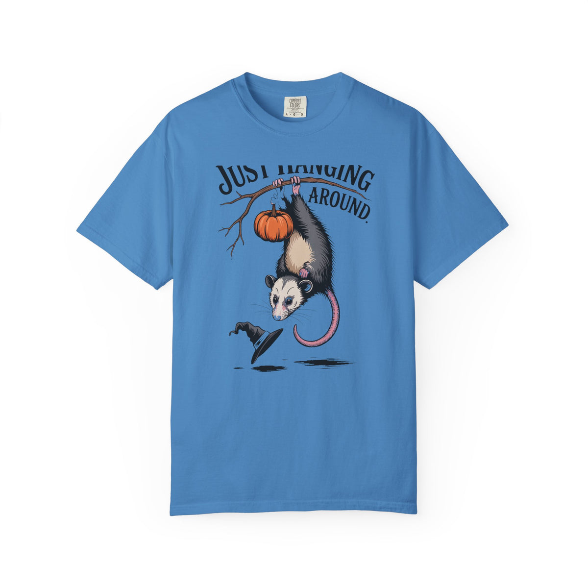 Just Hanging Around Opossum Shirt, Vintage Halloween Possum T-Shirt, Funny Halloween Gift, Retro Naturalist Tee