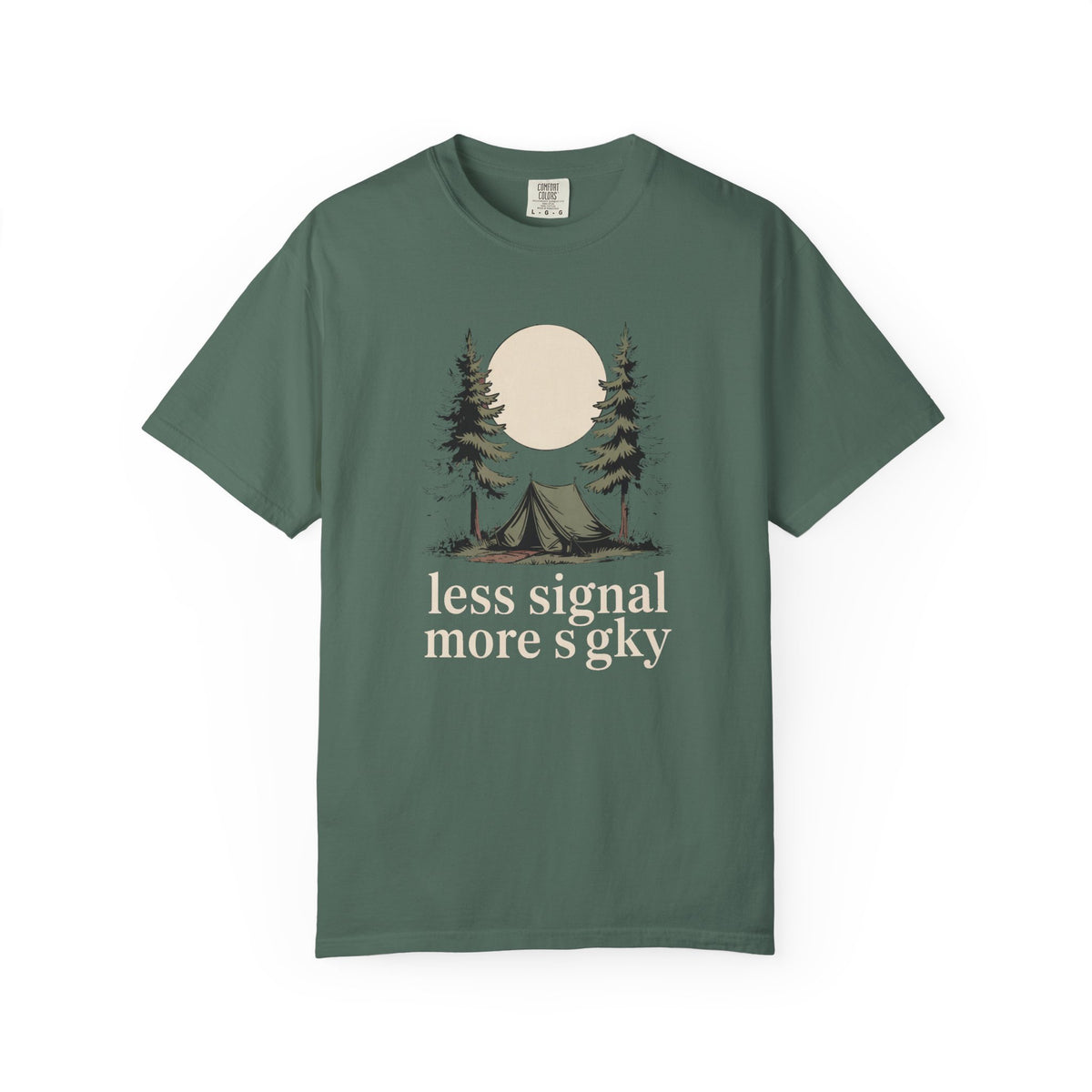 Camper Shirt, Less Signal More Sky Tee, Camping Gift, Hiking Hobby Shirt, Nature Lover Gift, Outdoor Adventure T-Shirt, Camper Gift For Him…