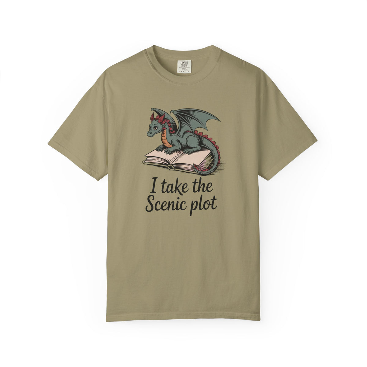 Fantasy Reader Shirt, I Take The Scenic Plot, Dragon Book Lover Gift, Bookworm T-Shirt, Fantasy Book Lover Tee, Reading Hobby Shirt