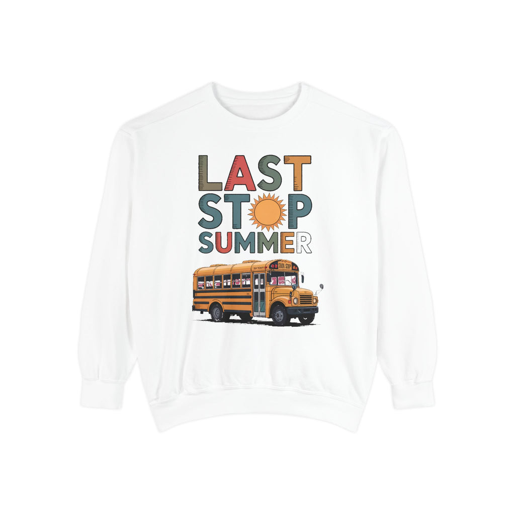Bus Driver Sweatshirt, Last Stop Summer Crewneck, End of School Year Gift For Bus Driver, School Bus Driver Appreciation Gift, Last Day of…
