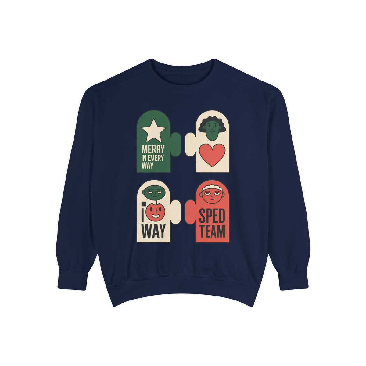SPED Team Sweatshirt, Merry In Every Way, Christmas Gift For Special Education Teacher, SPED Christmas Crew Shirt, Special Ed Teacher Holid…