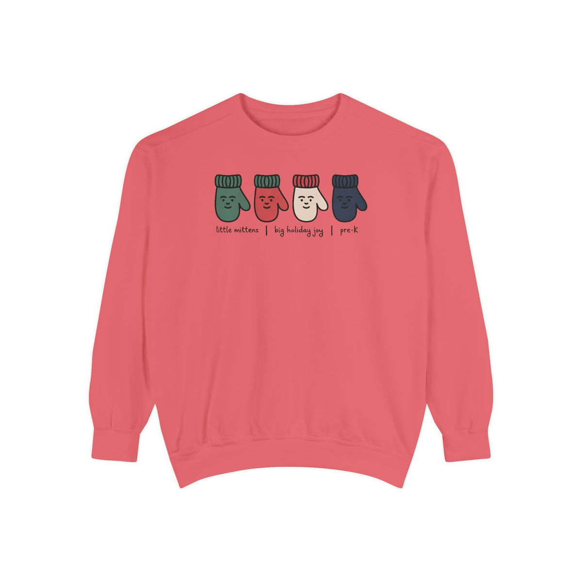 Pre-K Teacher Sweatshirt, Little Mittens Christmas Crewneck, Preschool Staff Christmas Gift, Holiday Gift For Pre-K Teacher, Christmas Teac…