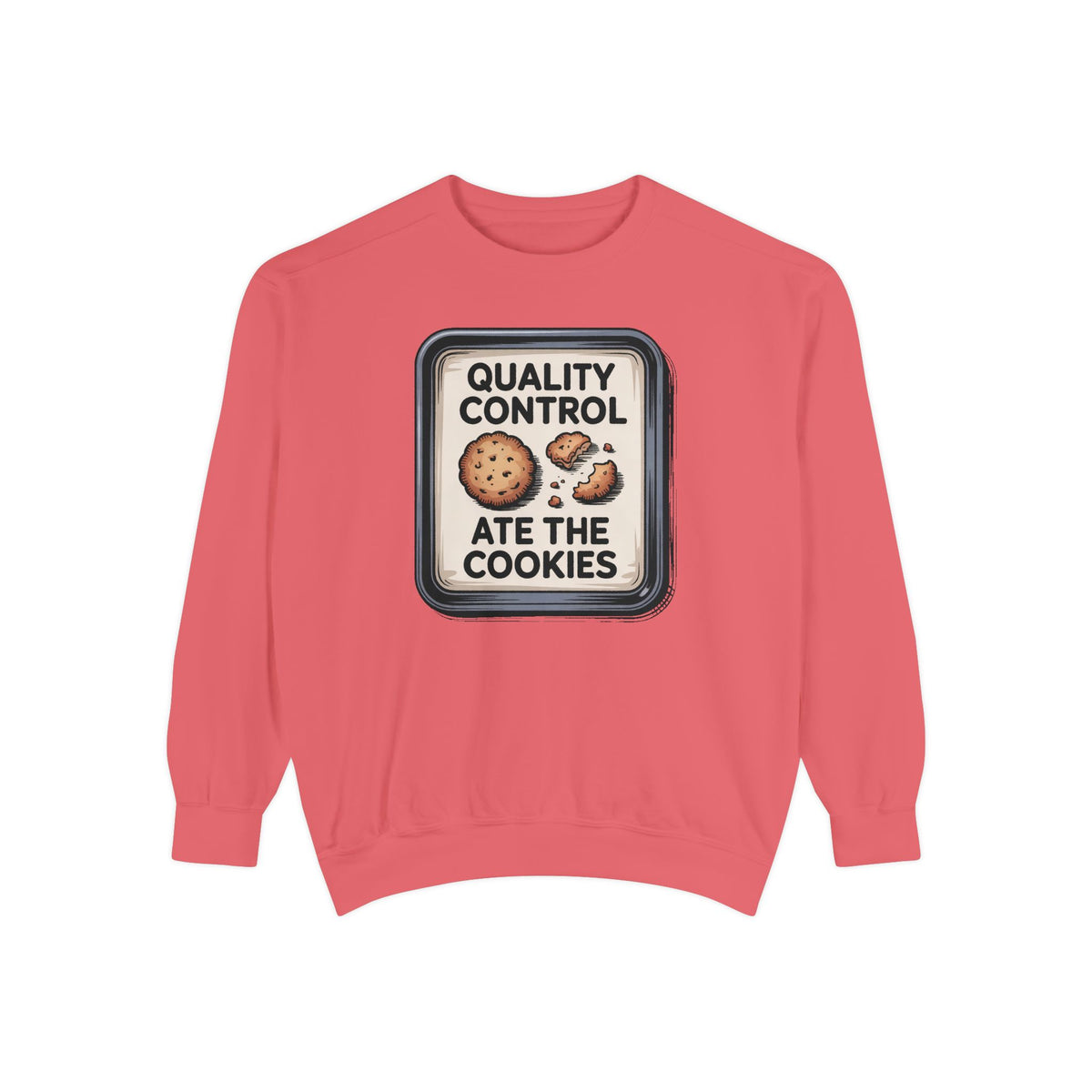 Baker Christmas Sweatshirt, Quality Control Ate The Cookies, Funny Christmas Gift For Baker, Holiday Cookie Crewneck, Funny Baking Tee