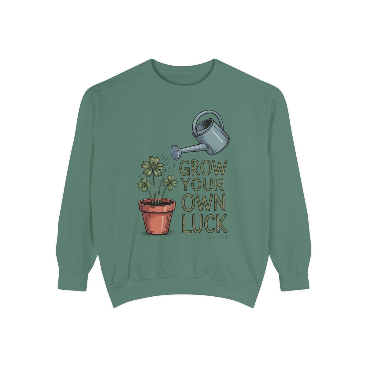 Gardener Sweatshirt, St Patrick's Day Gift For Gardener, Grow Your Own Luck Shirt, Plant Lover Sweatshirt, Shamrock Garden Gift, Lucky Gard…