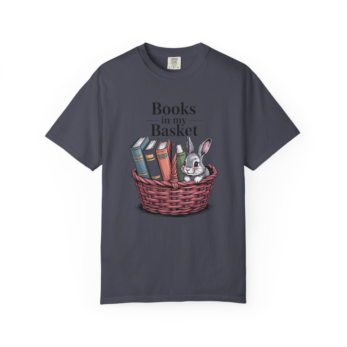 Book Lover Easter Shirt, Books In My Basket Tee, Easter Gift For Readers, Bunny Book Lover Shirt, Reading Lover Easter Gift, Spring Basket…