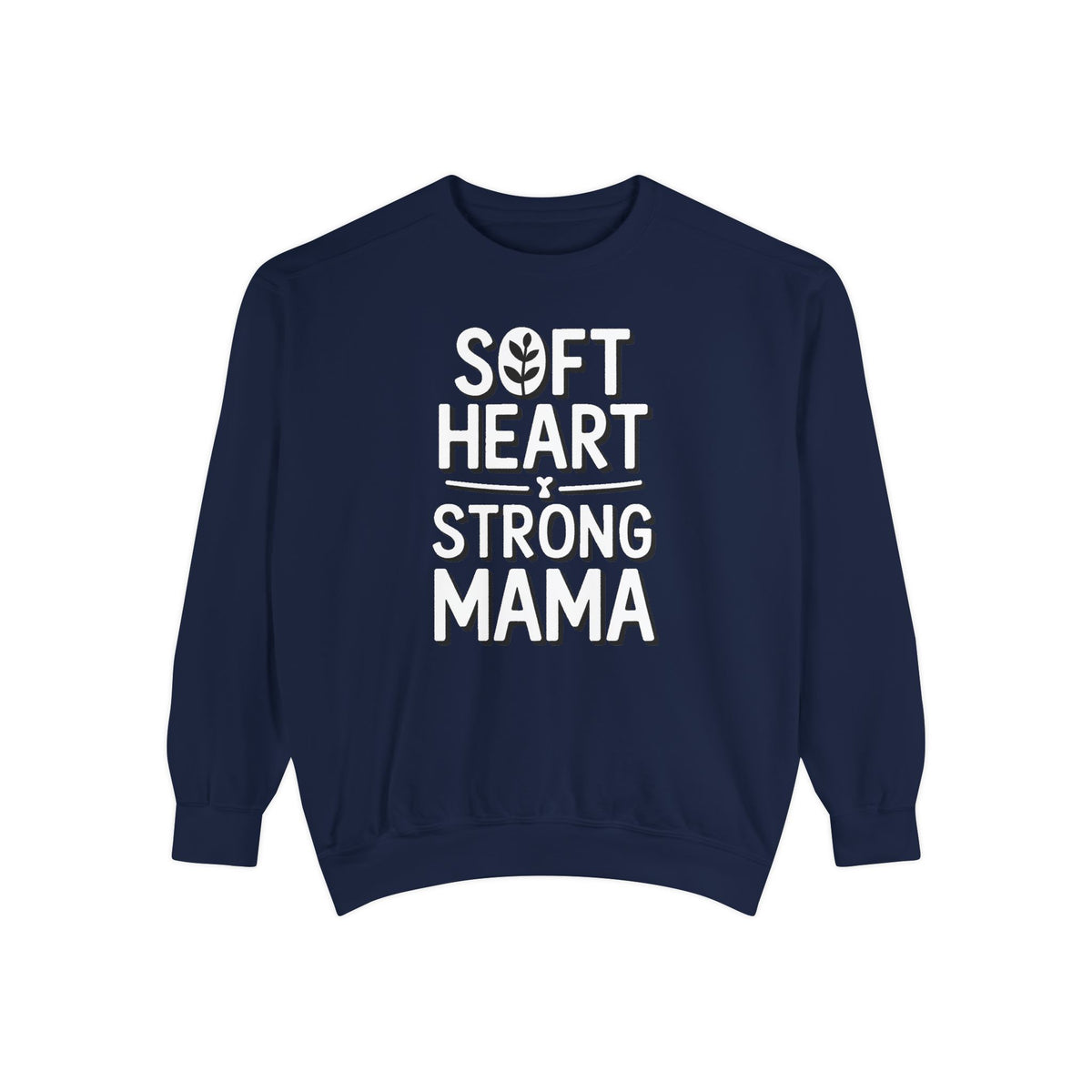 Mom Sweatshirt, Soft Heart Strong Mama Crewneck, Mothers Day Gift For Mom, Floral Patchwork Mom Shirt, Embroidered Mama Sweatshirt