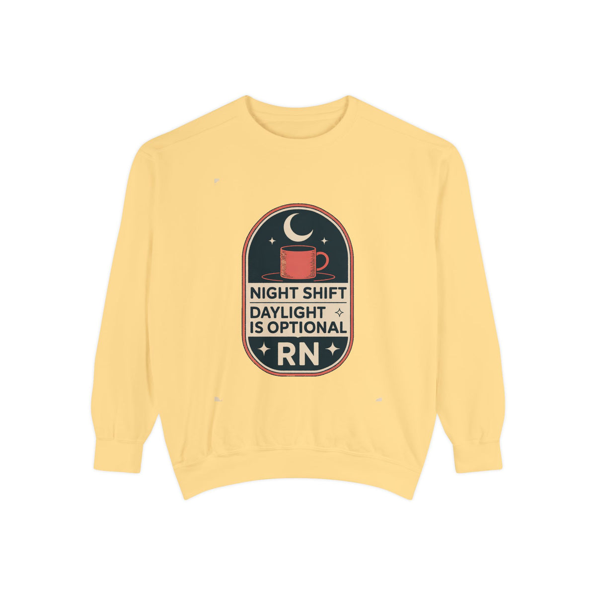 Night Shift Nurse Sweatshirt, RN Gift, Daylight Is Optional Crewneck, Funny Nurse Sweatshirt, Night Shift Nurse Gift, Role Based Nurse Humo…