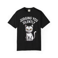 Judging You Silently Cat Shirt, Funny Sarcastic Cat T-Shirt, Cute Unimpressed Cat Lover Gift, Snarky Cat Graphic Tee