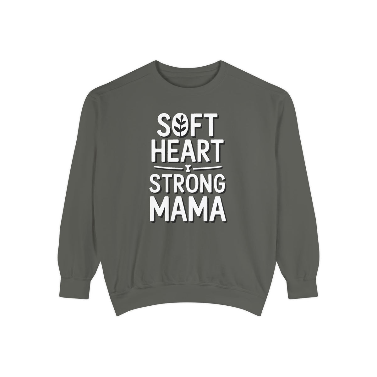Mom Sweatshirt, Soft Heart Strong Mama Crewneck, Mothers Day Gift For Mom, Floral Patchwork Mom Shirt, Embroidered Mama Sweatshirt