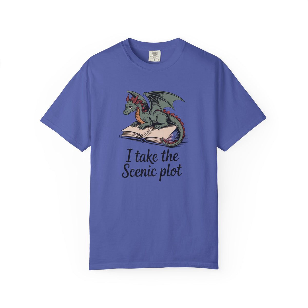 Fantasy Reader Shirt, I Take The Scenic Plot, Dragon Book Lover Gift, Bookworm T-Shirt, Fantasy Book Lover Tee, Reading Hobby Shirt