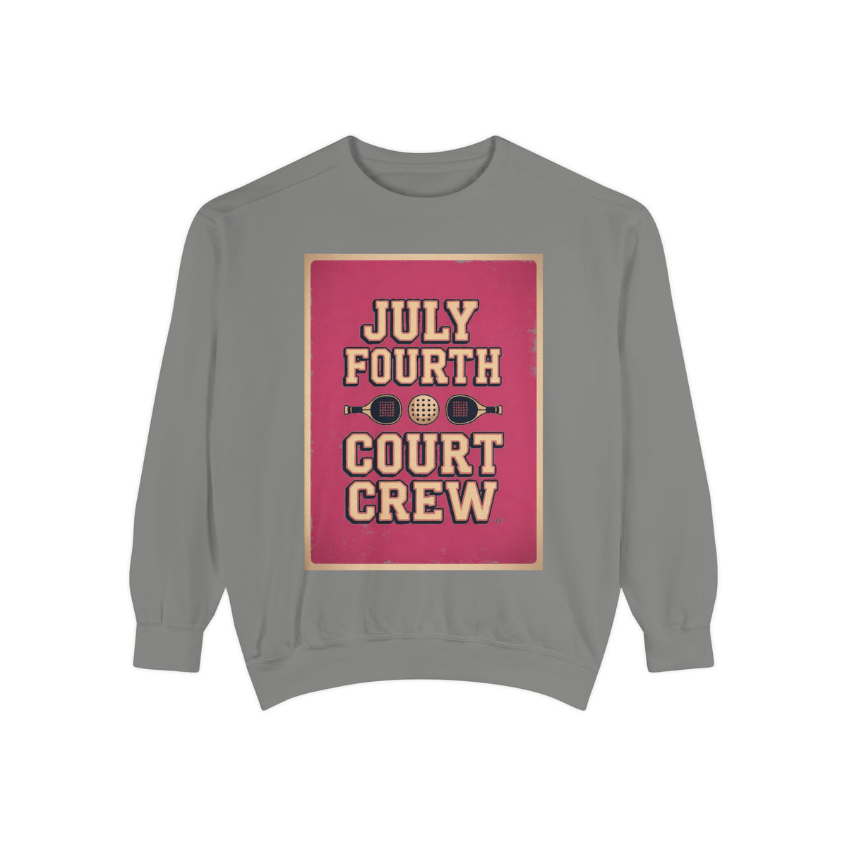 Pickleball Club Sweatshirt, Fourth Of July Gift For Pickleball Lovers, Court Crew Crewneck, Patriotic Pickleball Team Shirt, July 4th Sweat…