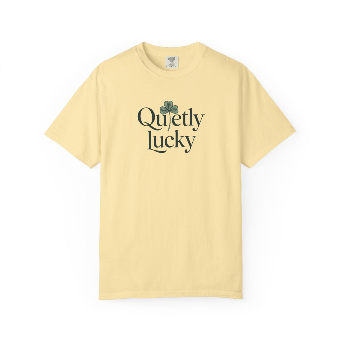 Introvert St Patrick's Day Shirt, Quietly Lucky Tee, Minimalist Shamrock Shirt For Introverts, Funny St Paddy's Gift, Lucky Charm Tee