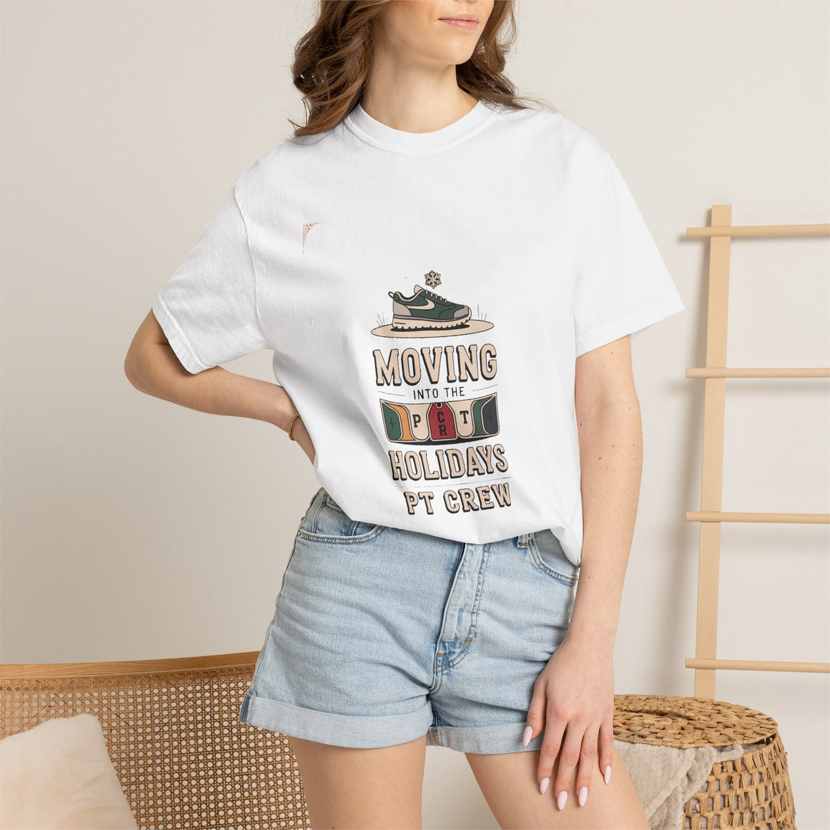 Physical Therapist Shirt, Moving Into The Holidays, PT Crew Christmas Gift, Funny Physical Therapy Tee, Christmas Gift For PT Team, Holiday…