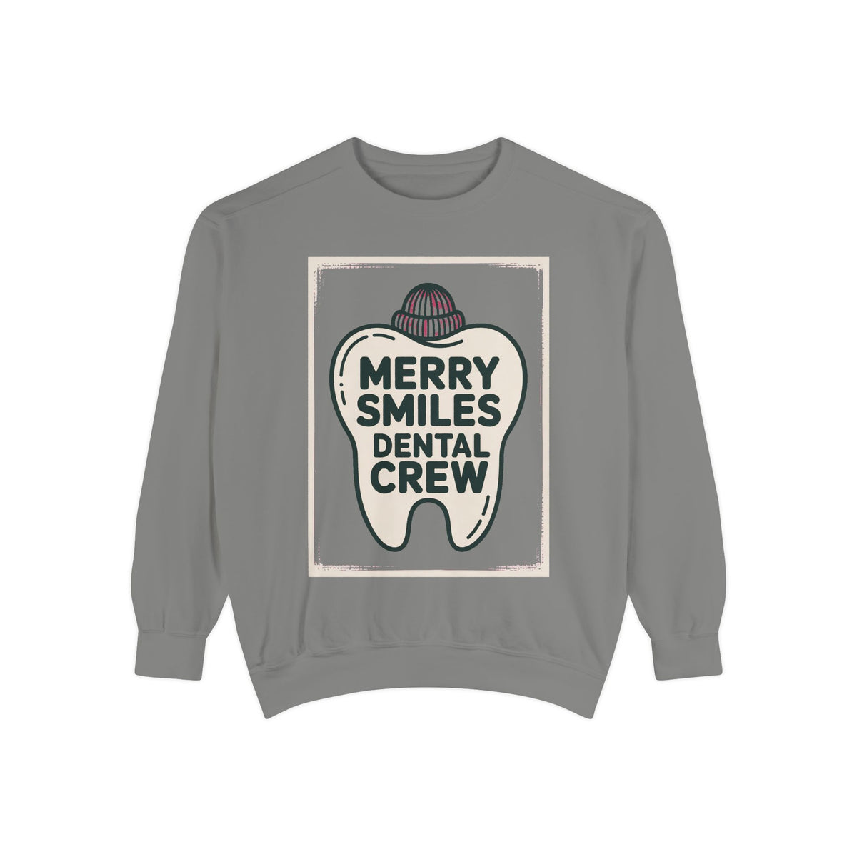 Dental Christmas Team Sweatshirt, Merry Smiles Dental Crew Gift, Christmas Gift For Dentist, Dental Office Holiday Sweatshirt, Dental Hygie…