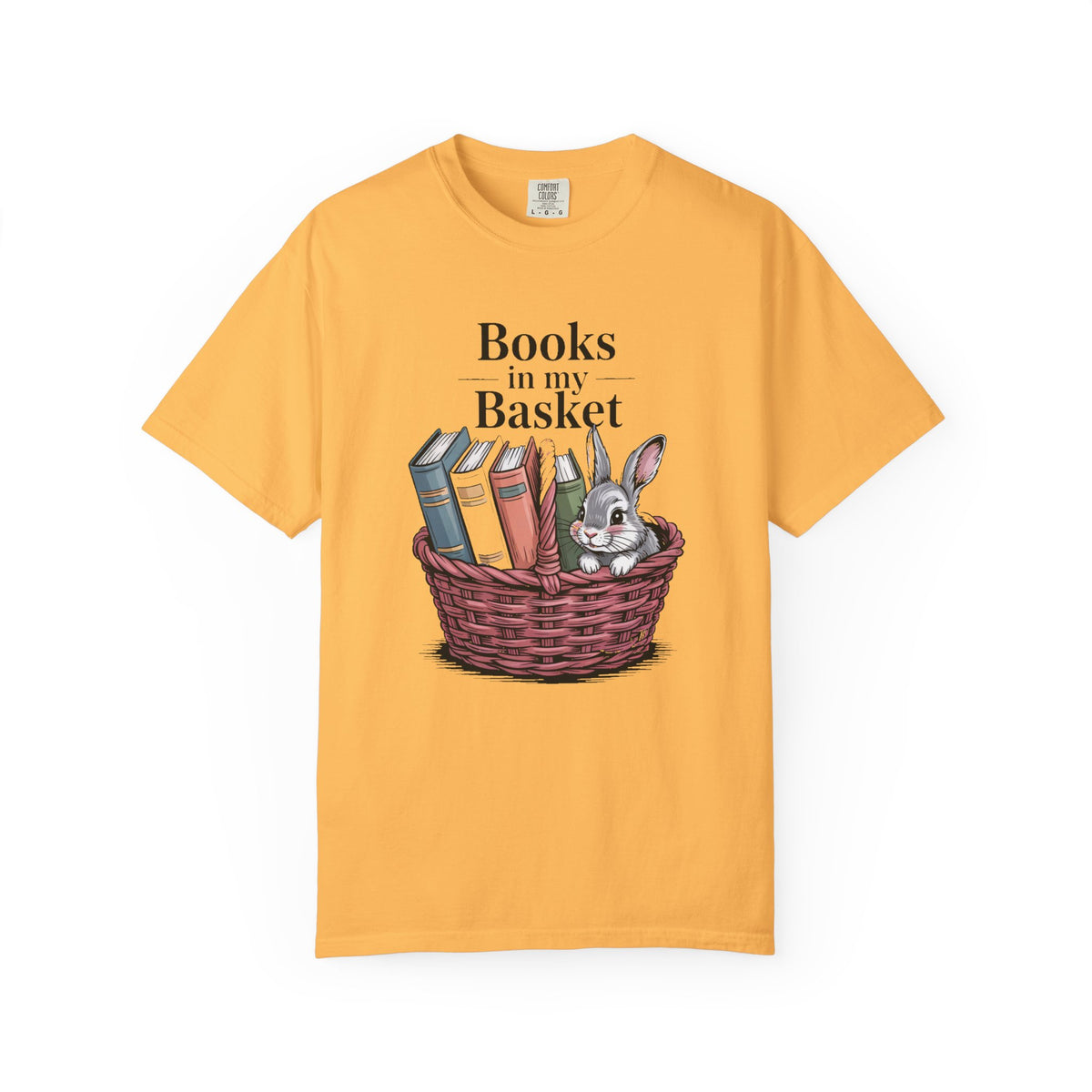 Book Lover Easter Shirt, Books In My Basket Tee, Easter Gift For Readers, Bunny Book Lover Shirt, Reading Lover Easter Gift, Spring Basket…