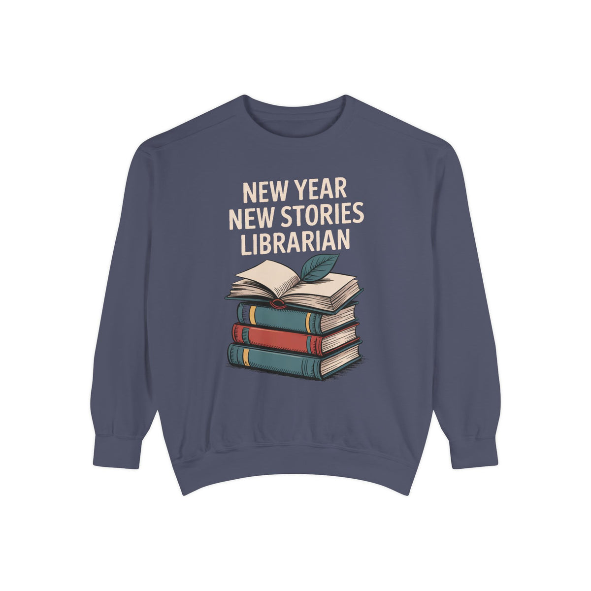 Librarian Sweatshirt, Back to School Gift For Librarian, New Year New Stories Tee, Library Lover Crewneck, Librarian Appreciation Gift