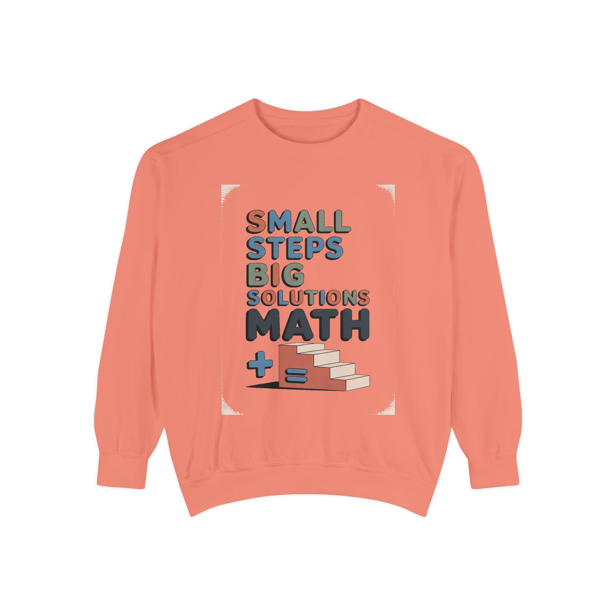 Math Teacher Sweatshirt, Small Steps Big Solutions Crewneck, Math Teacher Retirement Gift, Funny Math Teacher Sweater, Teacher Appreciation…