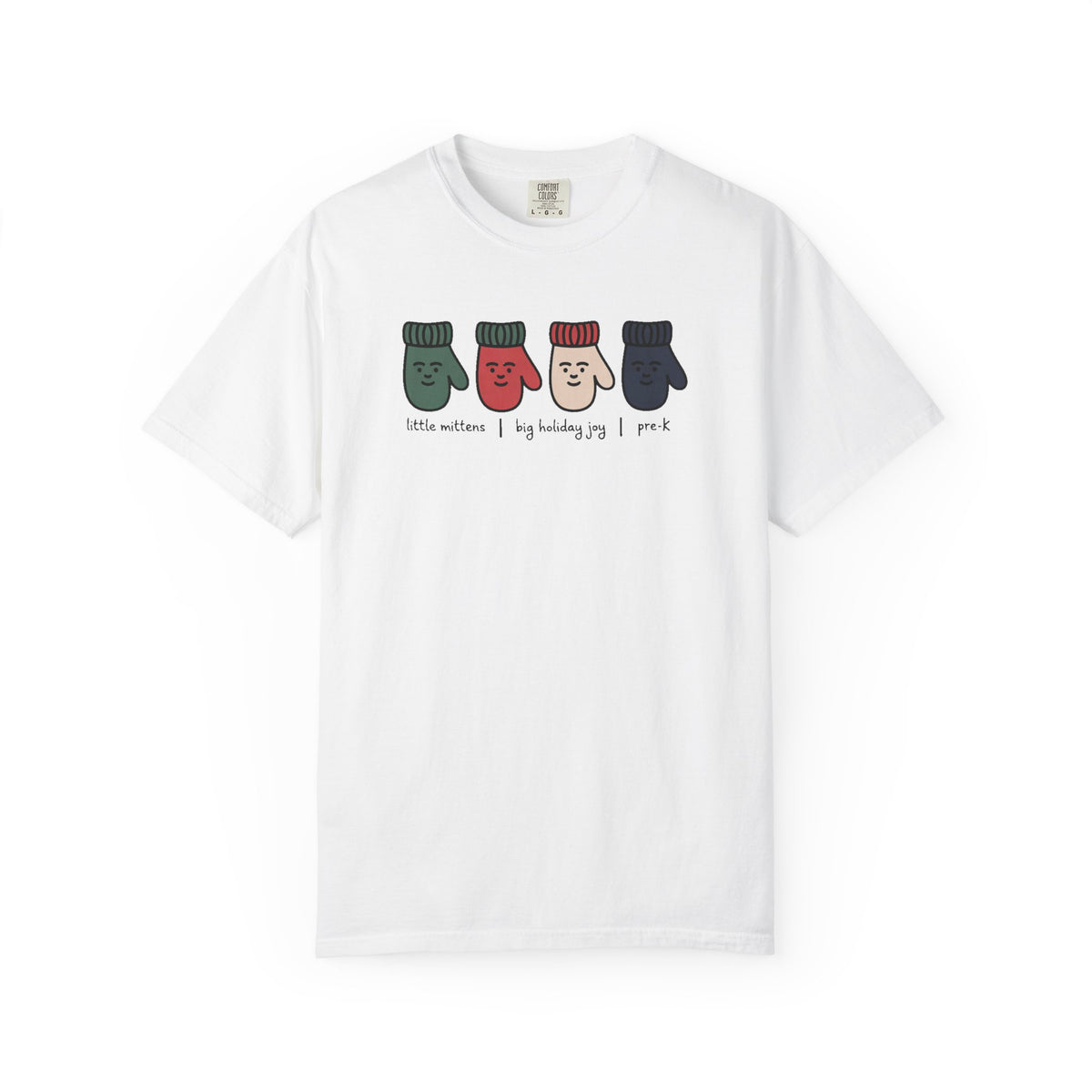 Pre-K Teacher Christmas Shirt, Little Mittens Big Holiday Joy, Preschool Staff Christmas Gift, Pre-K Christmas Crew Tee, Holiday Teacher Sh…