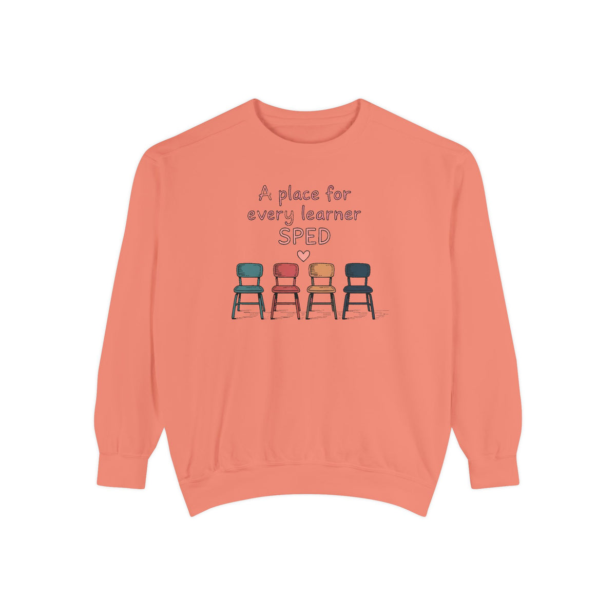 SPED Teacher Sweatshirt, A Place For Every Learner, Back To School Gift For Special Education Teacher, Inclusion Classroom Tee