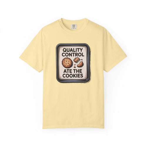 Baker Christmas Shirt, Quality Control Ate The Cookies Tee, Funny Baker Gift, Christmas Baking Shirt, Cookie Lover Gift, Holiday Baker T-Sh…
