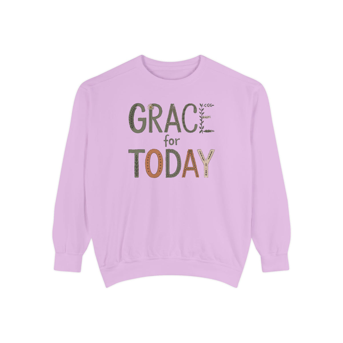 Christian Gift For Women, Grace For Today Sweatshirt, Faith Based Crewneck, Religious Sweatshirt Gift, Christian Woman Gift, Inspirational…