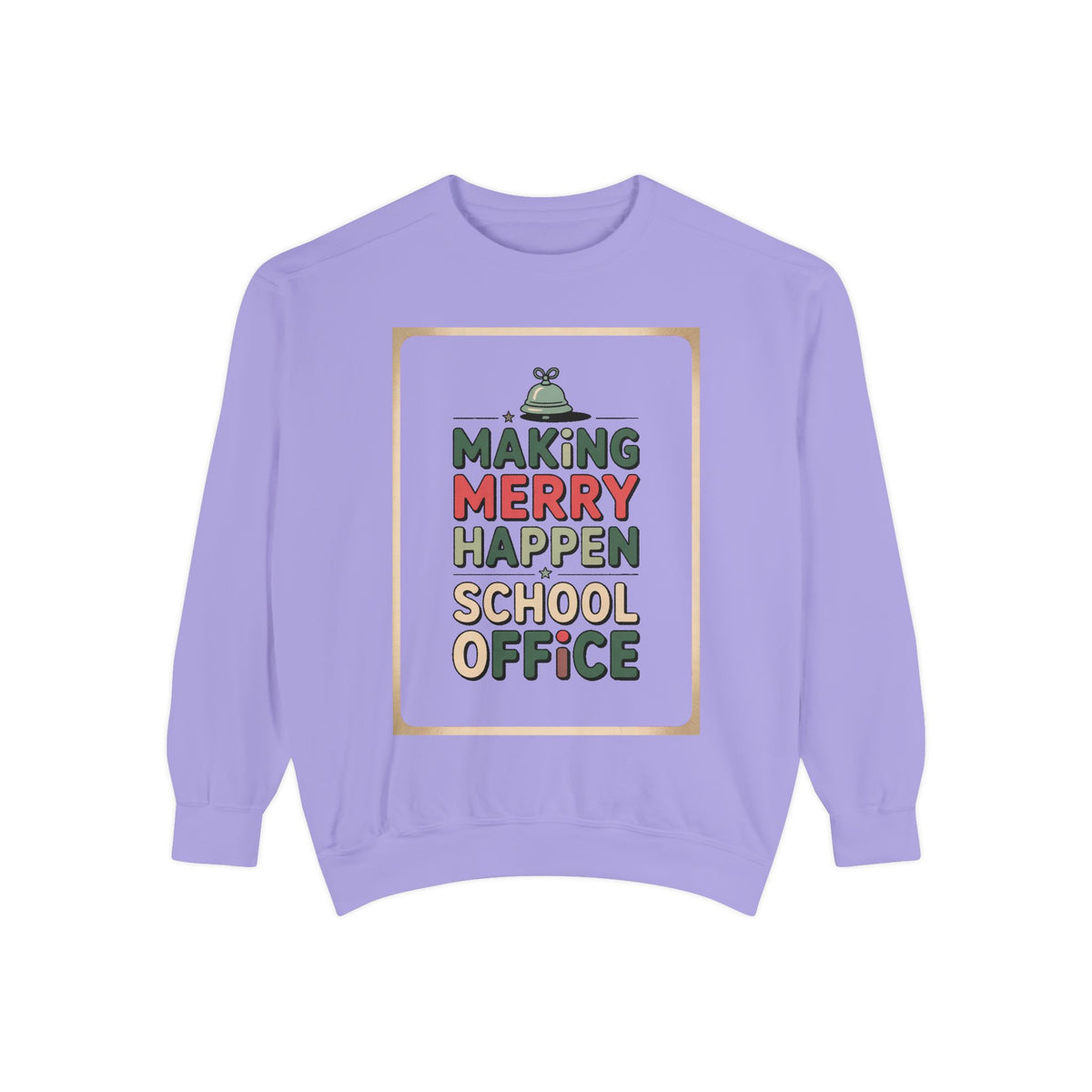 School Office Sweatshirt, Making Merry Happen Christmas Crew, School Office Staff Gift, Christmas Profession Crewneck, Office Team Holiday…