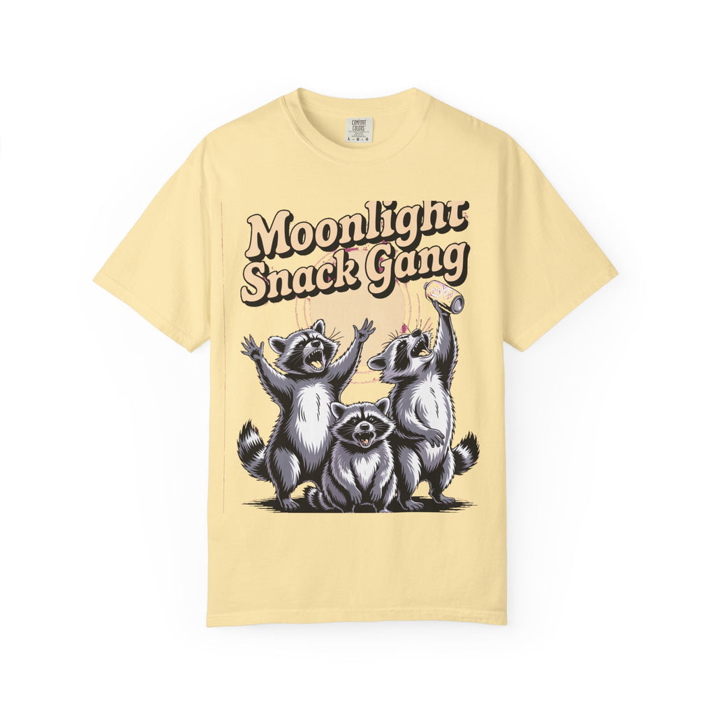 Retro Raccoon Shirt, Moonlight Snack Gang T-Shirt, Vintage 90s Raccoon Graphic Tee, Funny Raccoon Gift
