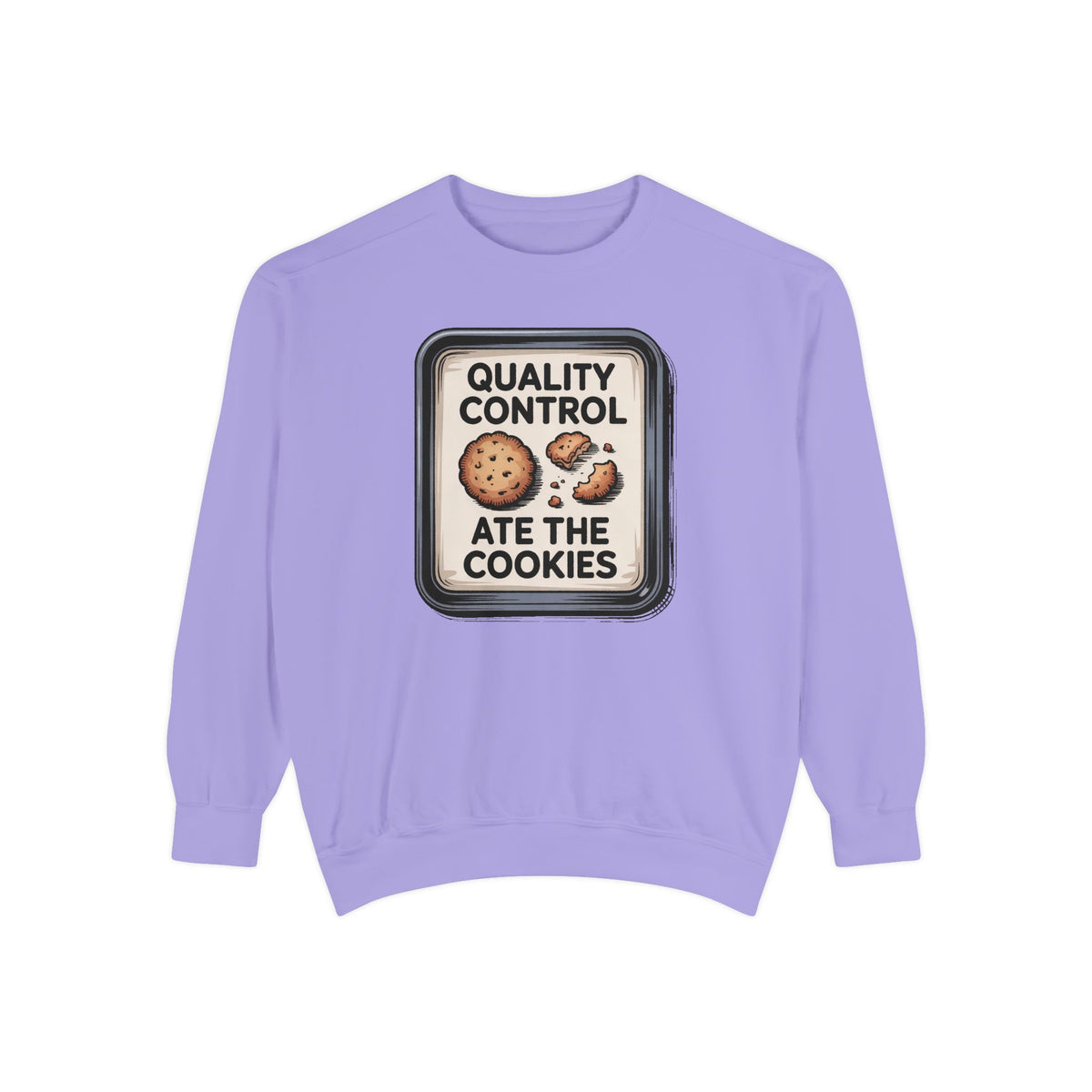 Baker Christmas Sweatshirt, Quality Control Ate The Cookies, Funny Christmas Gift For Baker, Holiday Cookie Crewneck, Funny Baking Tee