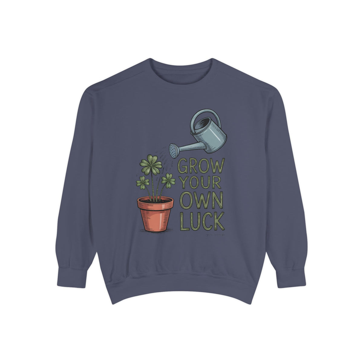 Gardener Sweatshirt, St Patrick's Day Gift For Gardener, Grow Your Own Luck Shirt, Plant Lover Sweatshirt, Shamrock Garden Gift, Lucky Gard…