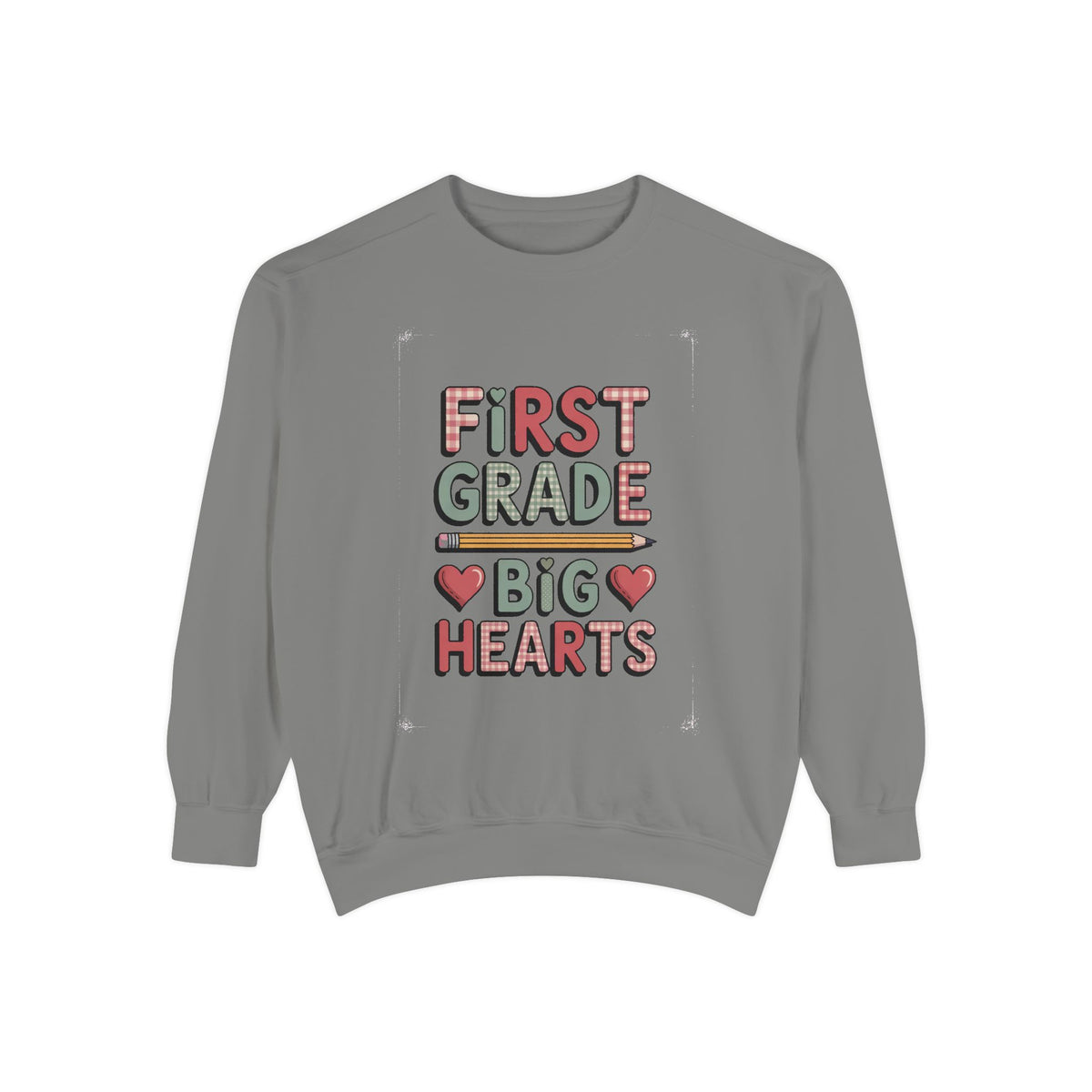 First Grade Teacher Sweatshirt, Big Hearts Valentine's Day Shirt, 1st Grade Teacher Valentine Gift, Teacher Appreciation Crewneck, Cute Val…